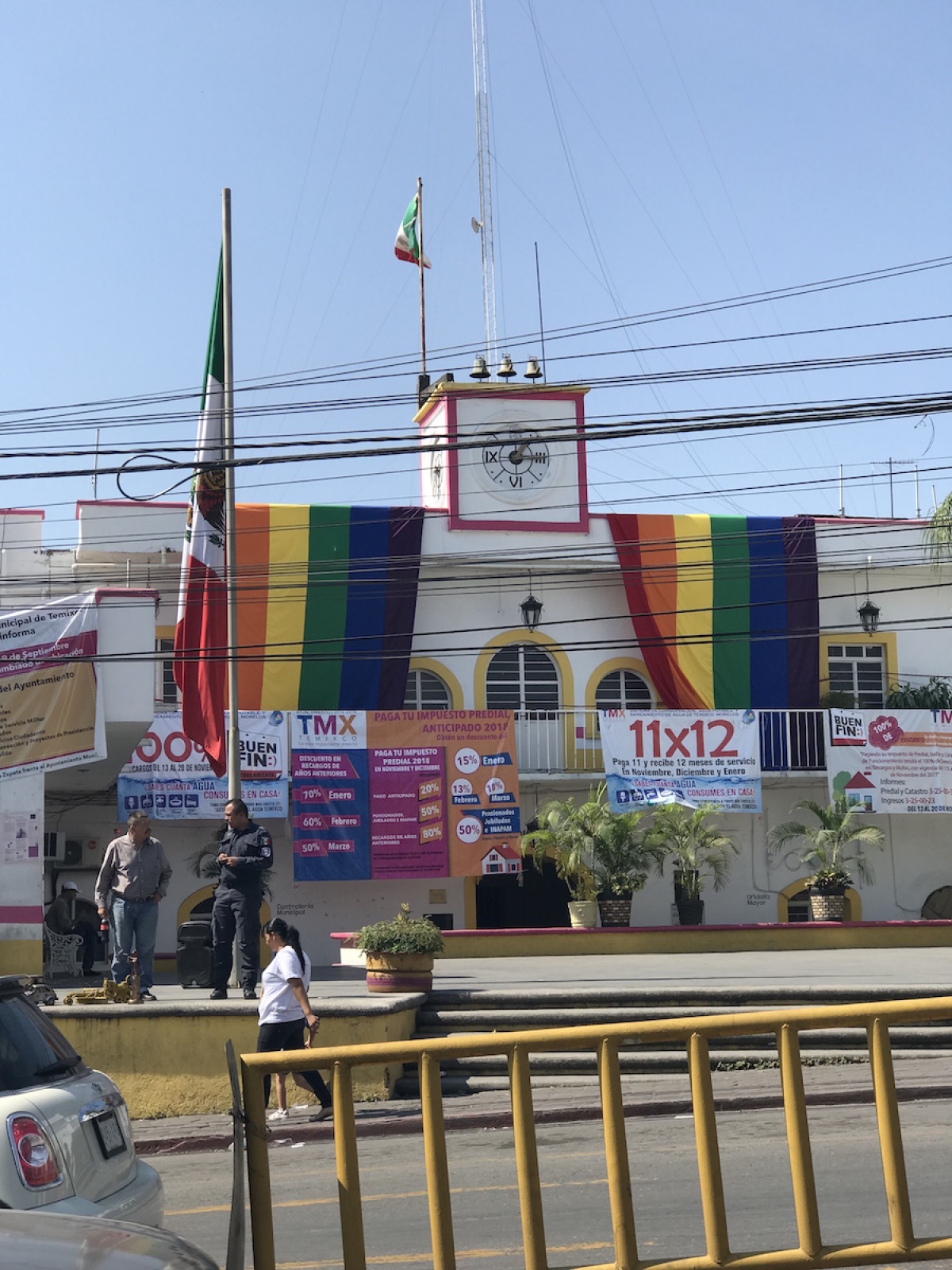La mitad del edificio de la alcaldía de Temixco, fuera de servicio por el sismo