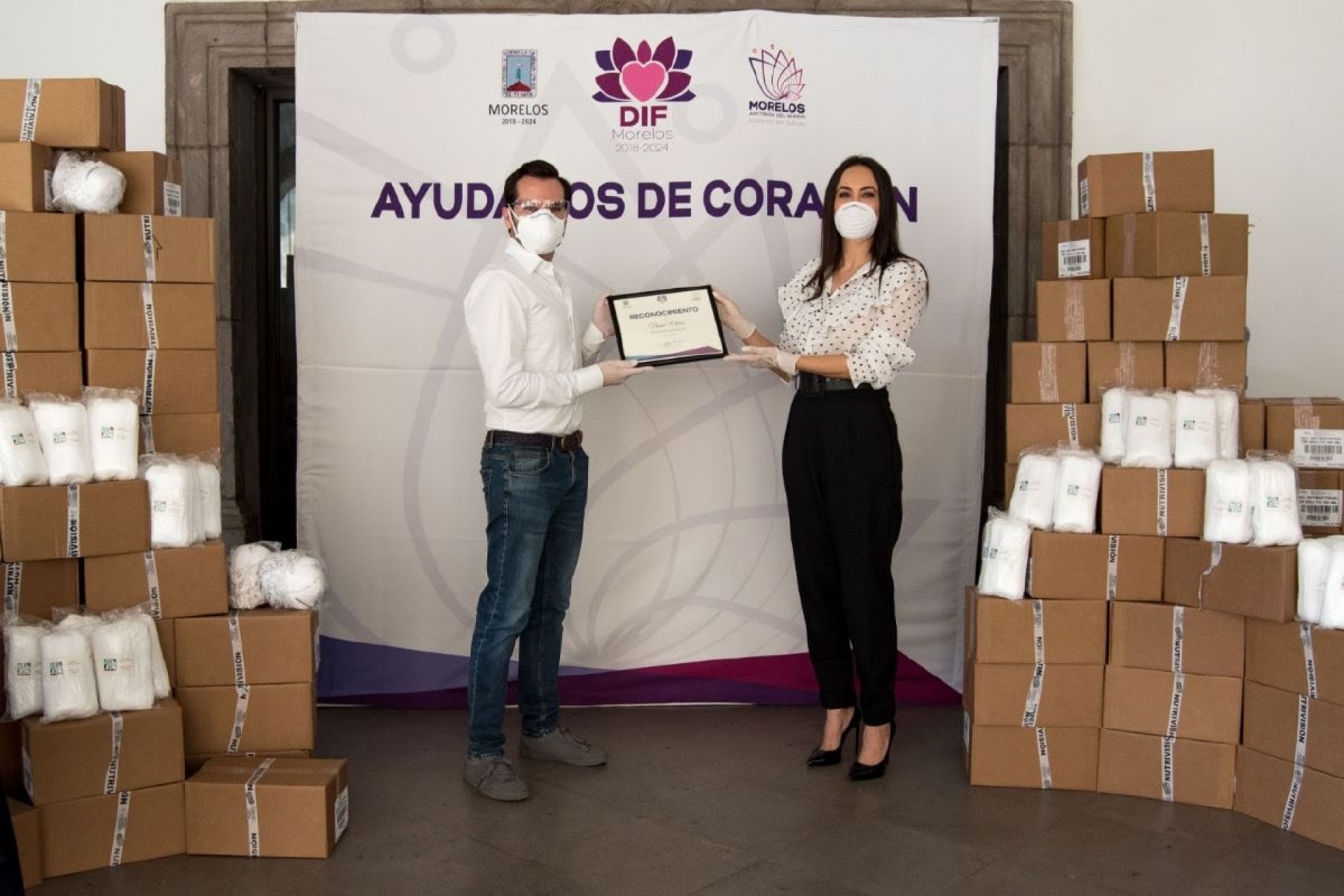 Morelos recibe de Nissan importante donativo ante lucha contra el coronavirus