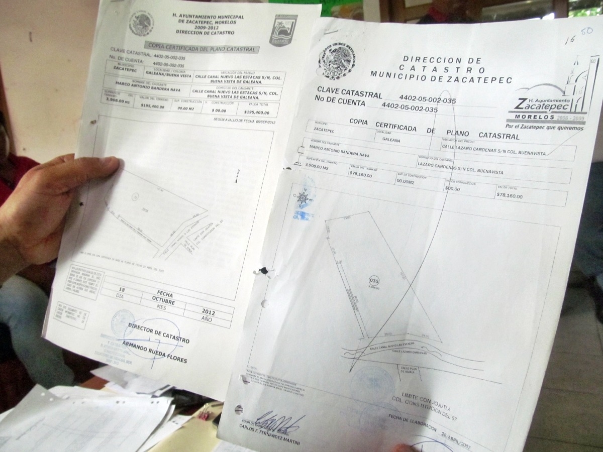 Acusan al director de Catastro de Zacatepec de beneficiar a particulares