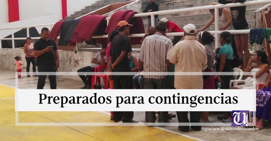 En funciones, albergue en Puente de Ixtla tras contingencia por intensas lluvias