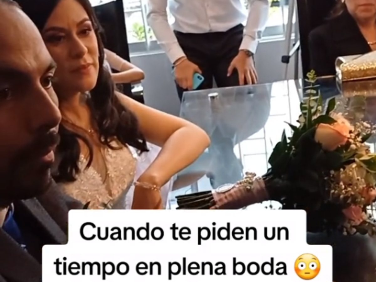 De 'Sí, acepto' a 'necesito tiempo': Novia sorprende a todos