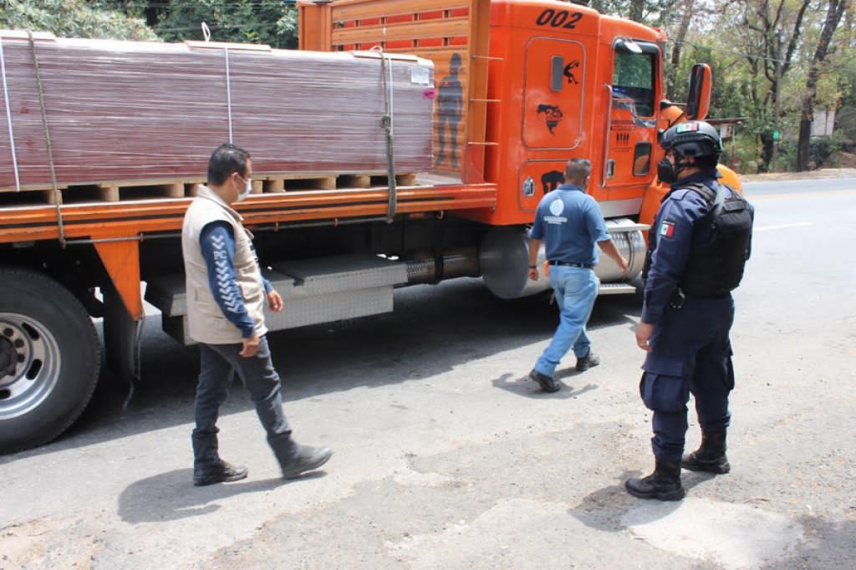 Mantiene SSP Cuernavaca puntos de revisión de vehículos pesados