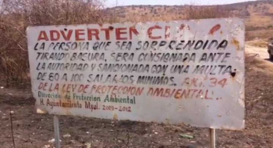 Existe basurero clandestino en zona donde pretenden reforestar, en Xoxocotla