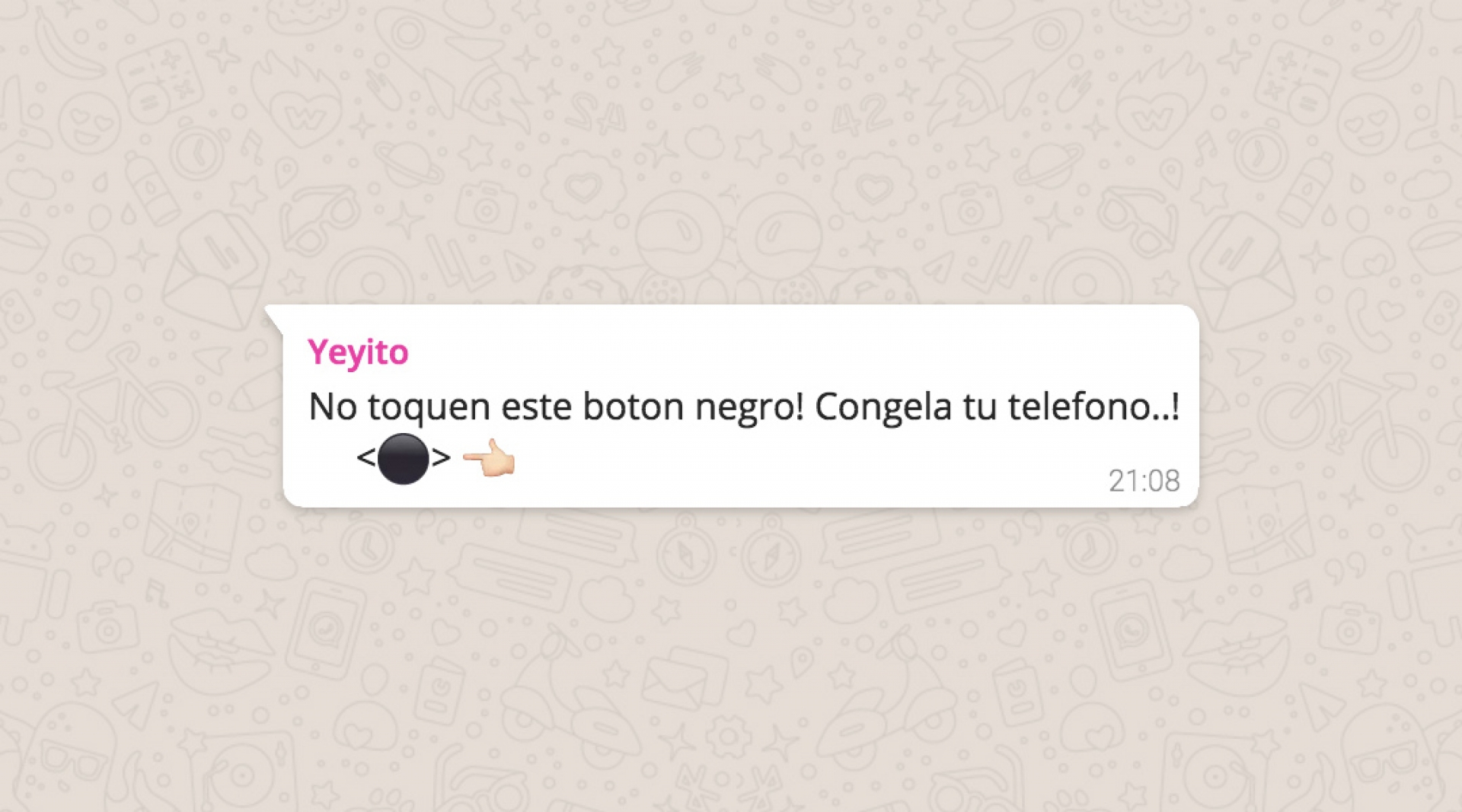 ¿Qué es la broma del “botón negro” que bloquea tu WhatsApp?