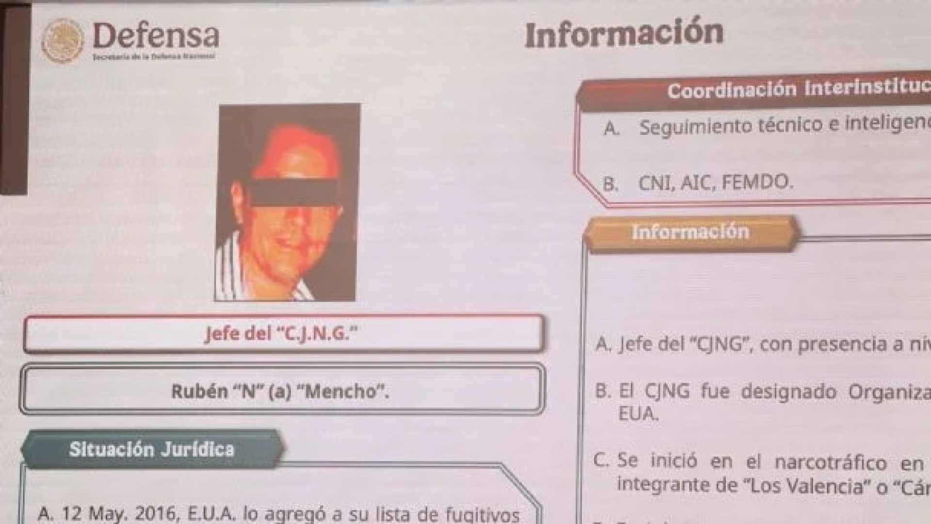 FGR confirma muerte de 'El Mencho' tras identificación genética