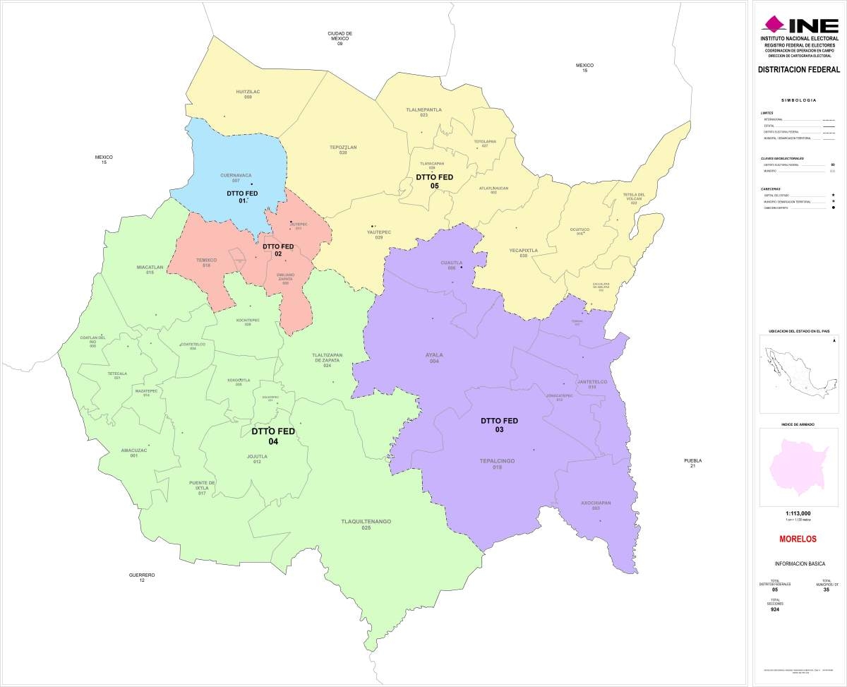 Definen la nueva distribución de distritos electorales para las próximas elecciones