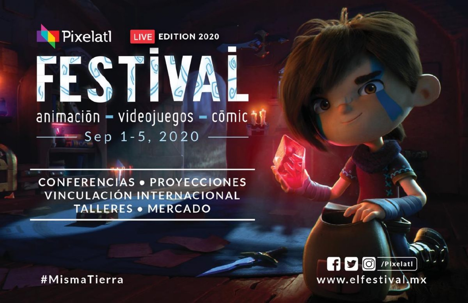 Apoyará Gobierno de Morelos novena edición del Festival Pixelatl
