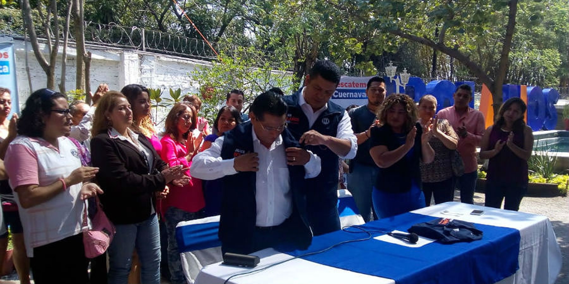 Anuncian militantes de Morena adhesión al proyecto del candidato del PAN a la alcaldía de Cuernavaca