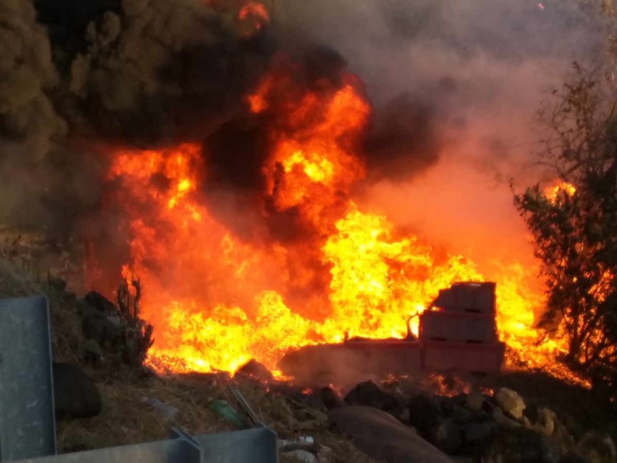 Incendio en campamento de Capufe provocó daños
