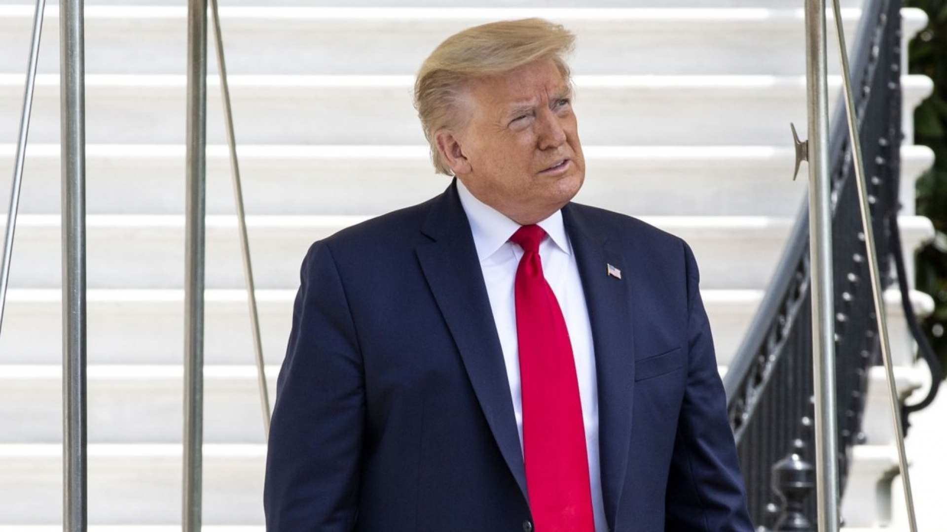 Fui a inspeccionar el búnker, no a refugiarme por protestas frente a la Casa Blanca: Trump