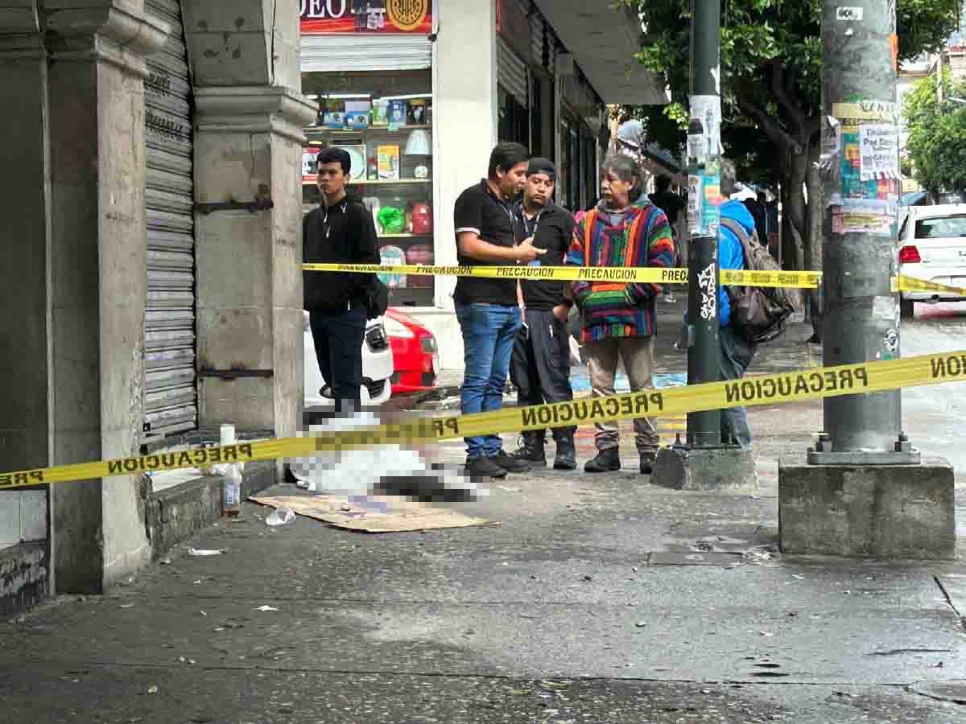 Un indigente falleció en la avenida Morelos
