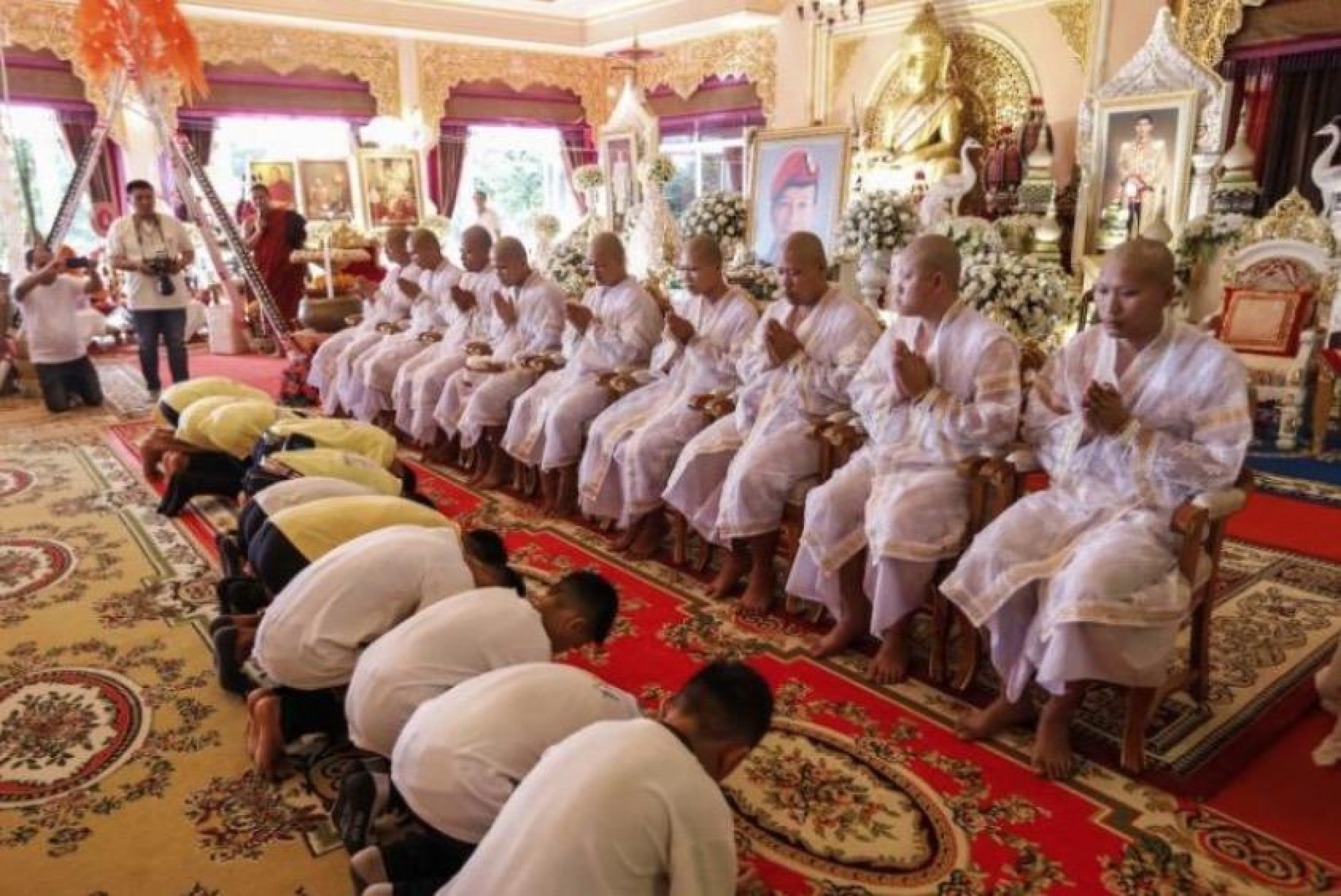 Serán monjes los niños rescatados de cueva en Tailandia