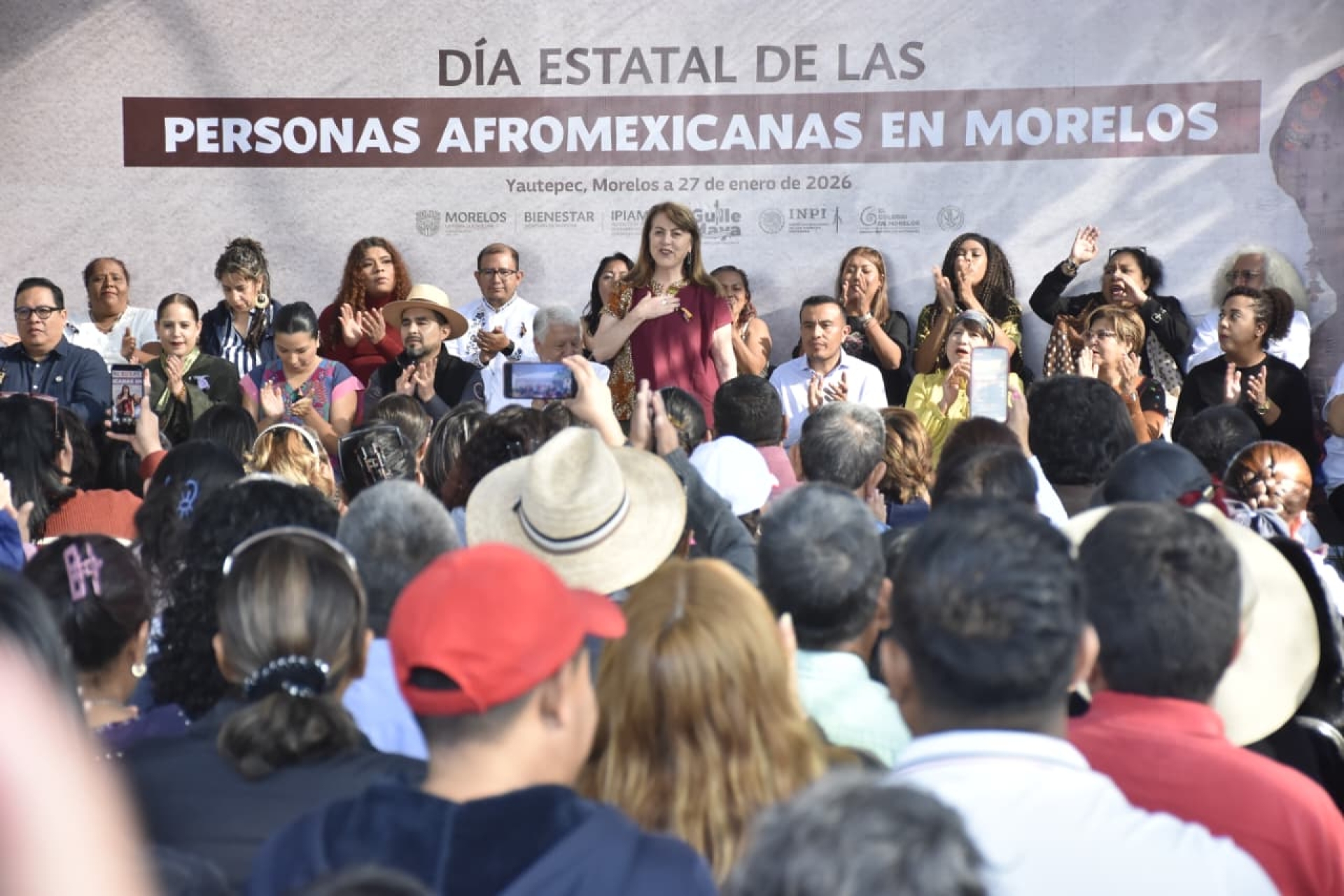 Encabeza gobernadora Margarita González Saravia conmemoración del Día Estatal de las Personas Afromexicanas en Morelos