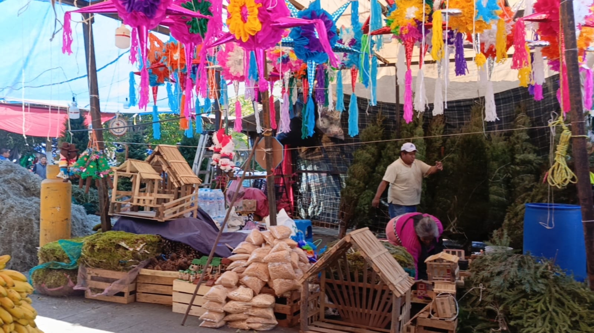 Invitan comerciantes del mercado ALM al tianguis navideño