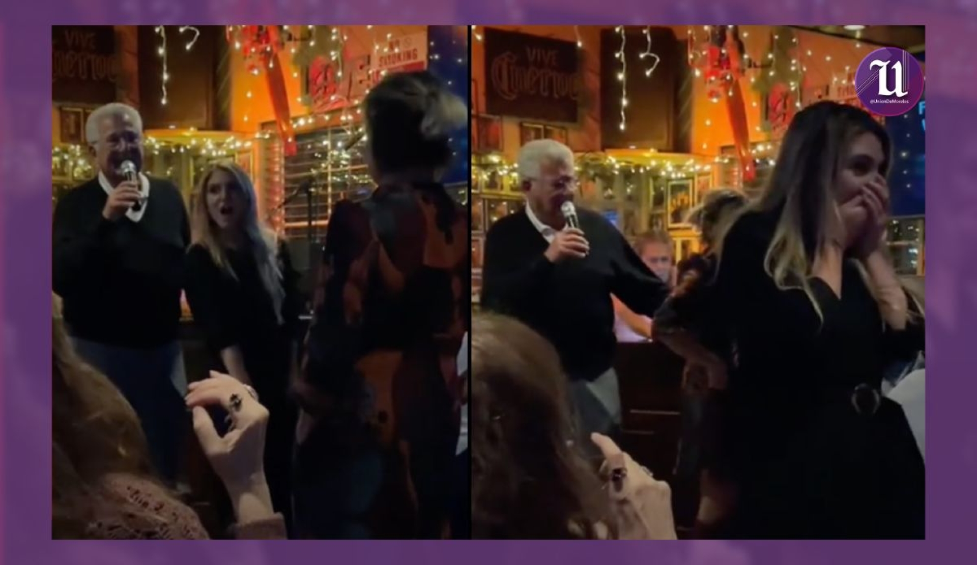 Mujer ataca a joven por bailar con hombre mayor en karaoke y se viraliza
