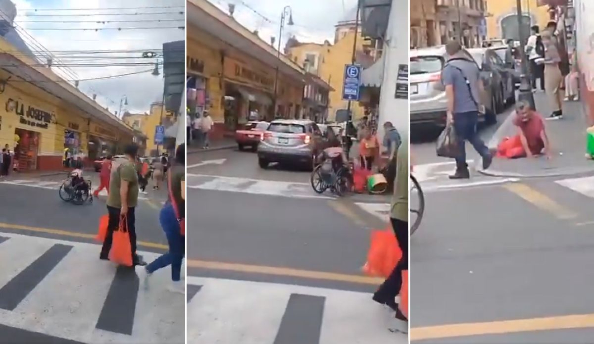 'Tumba viejitas': Mujer en silla de ruedas arroja al suelo a una adulta mayor en Orizaba (VIDEO)