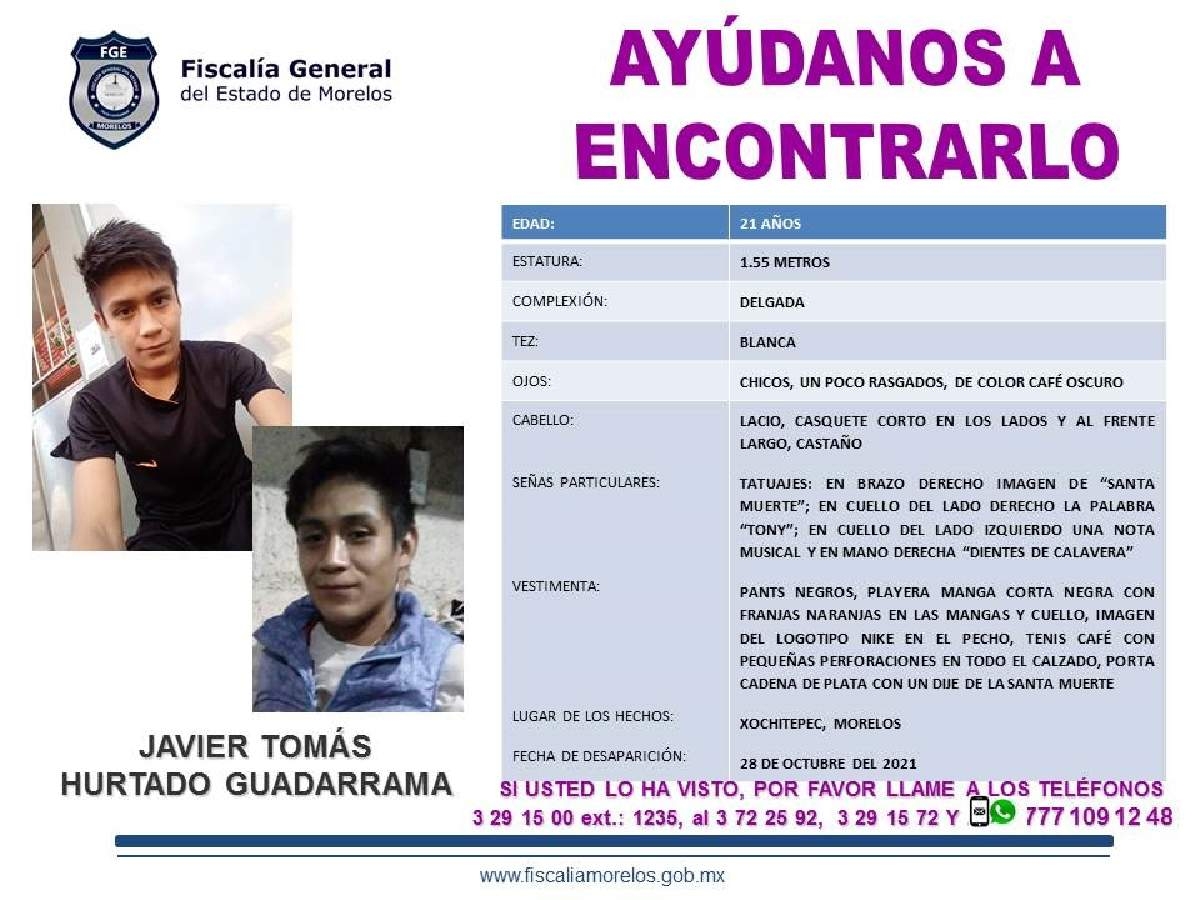 Desapareció hace seis días en Xochitepec