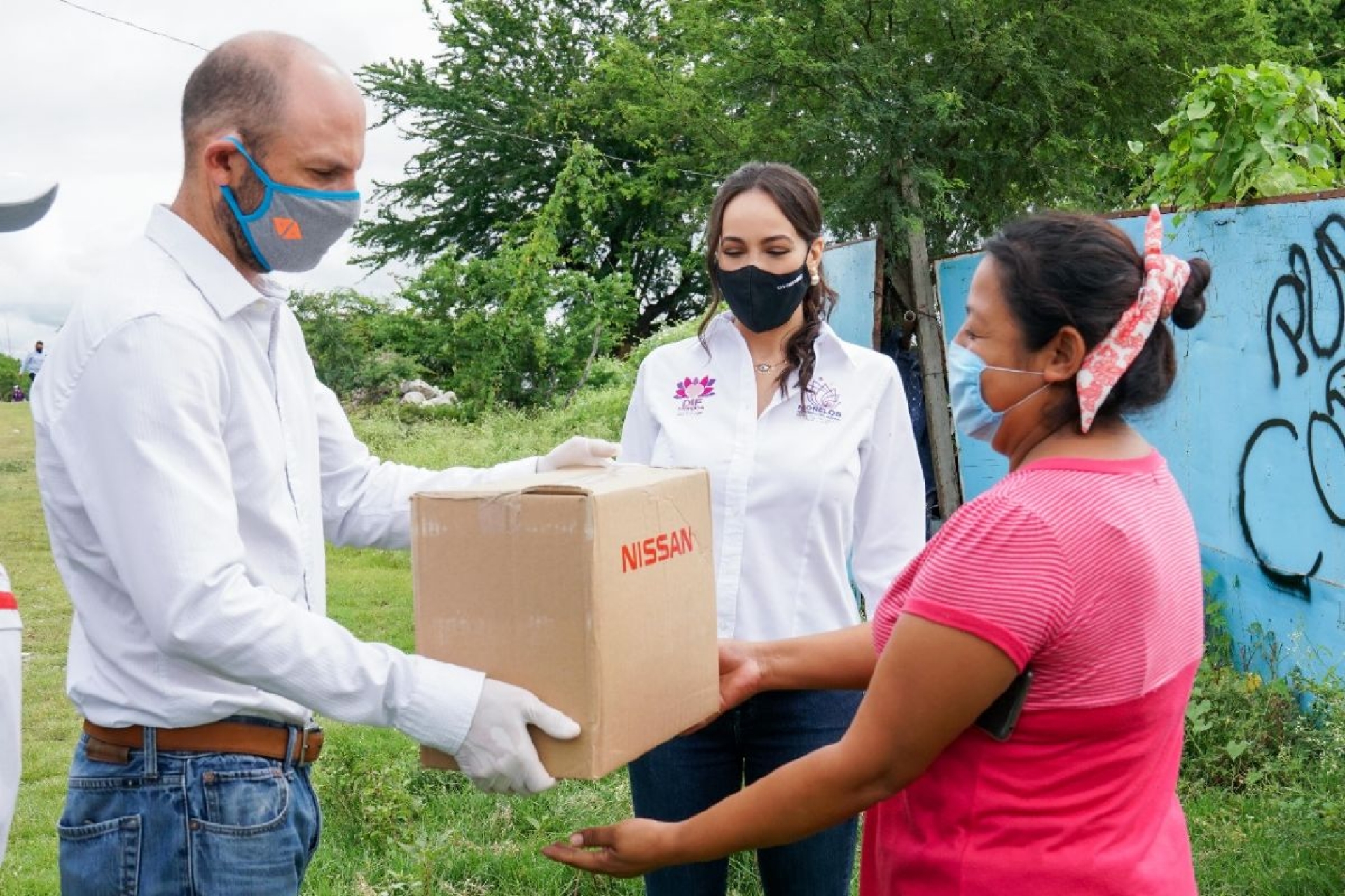 Fusiona esfuerzos DIF Morelos con empresa Nissan para apoyar a morelenses