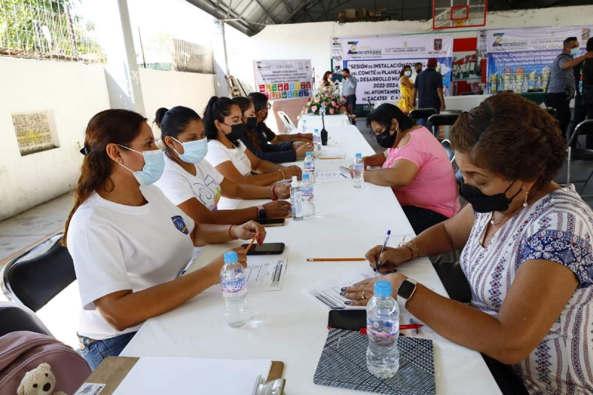Instalan el Coplademun 2022-2024 en Zacatepec