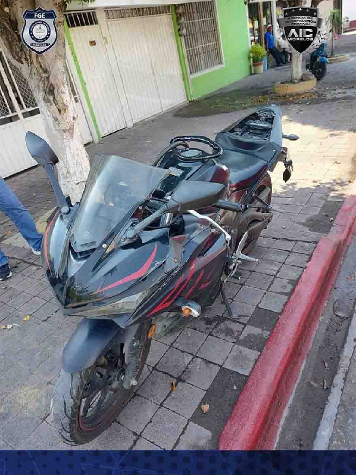 Se paseaba en una moto robada