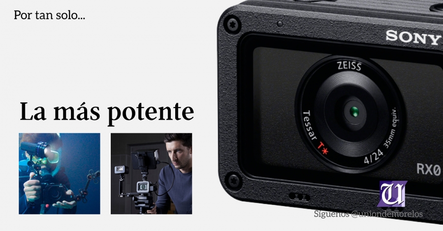 Sony presenta la RX0, la cámara de acción más potente del mercado