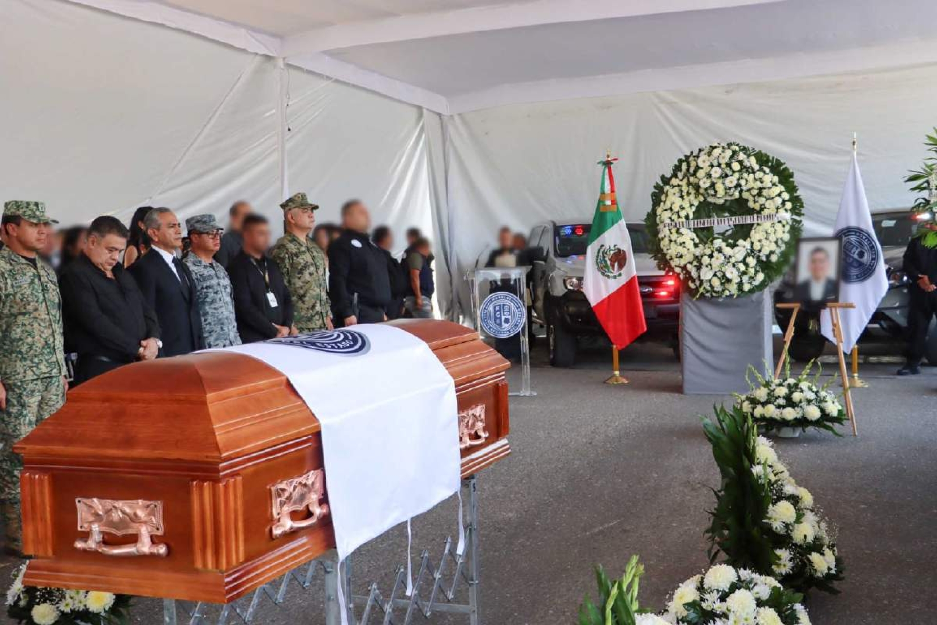 Dan último adiós a policía de FGE asesinado