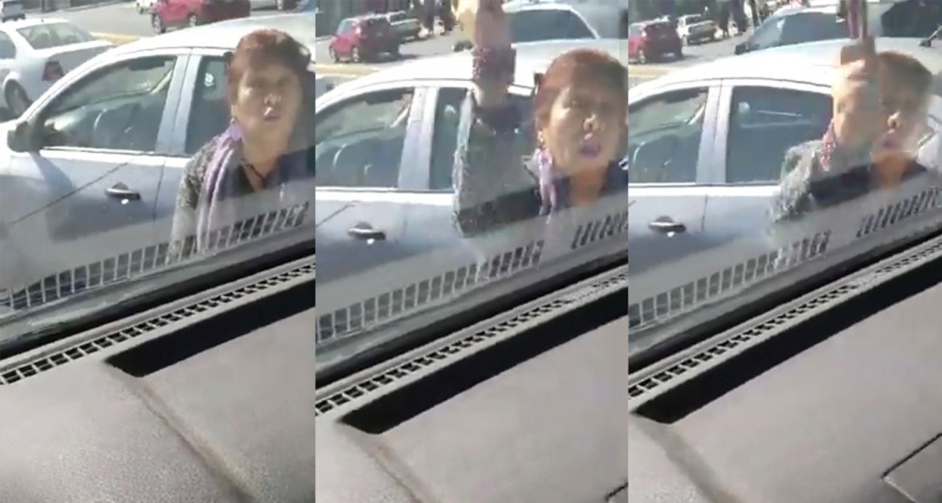VIDEO: #LadyStilson se enoja porque la chocan, agrede y ¡huye del lugar!