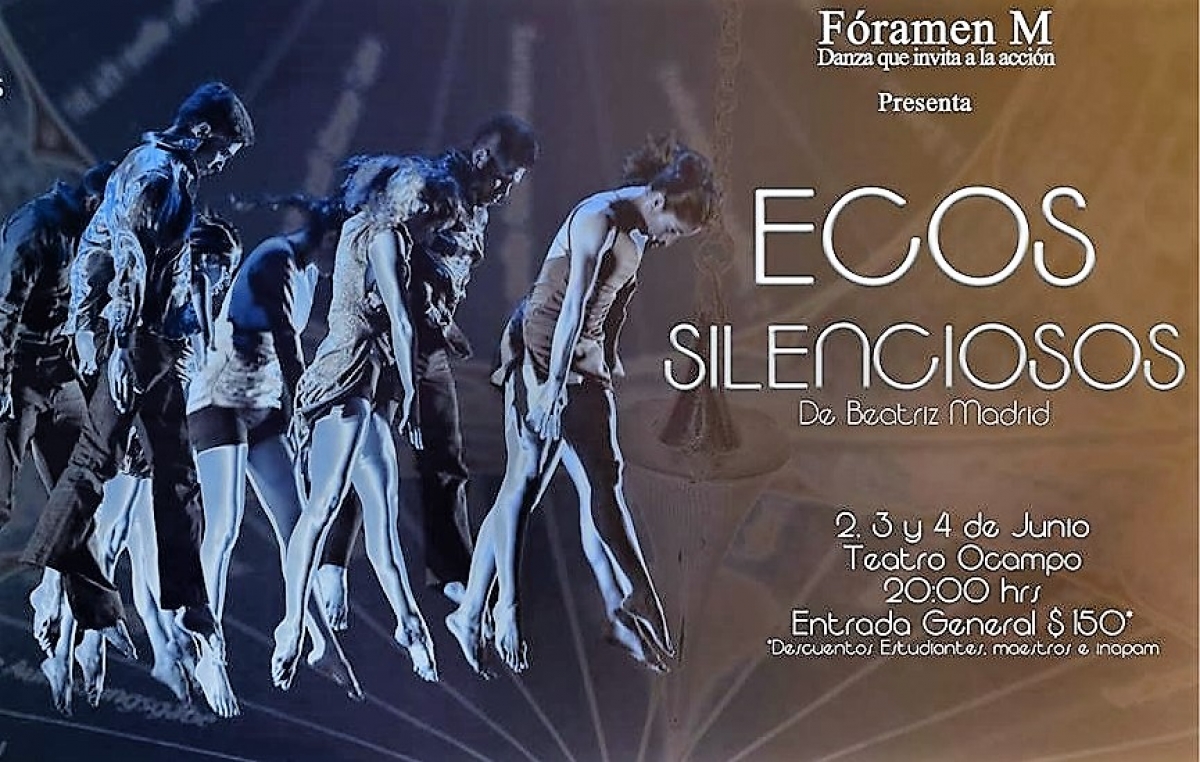Tres días de danza con Ecos silenciosos, en el teatro Ocampo