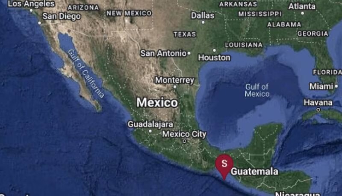 Se registra fuerte sismo en Chiapas