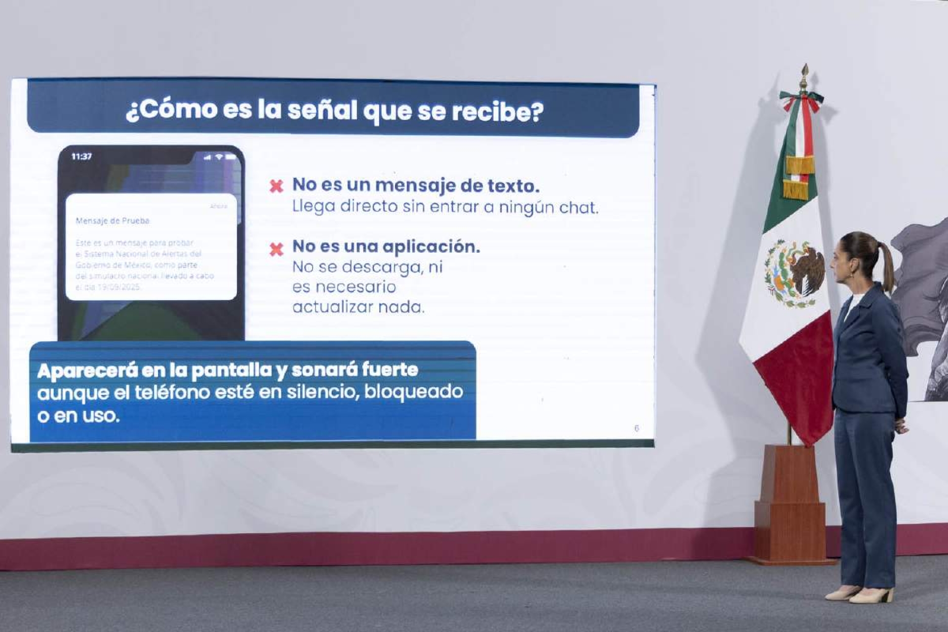 Activarán alerta sísmica en celulares durante simulacro nacional