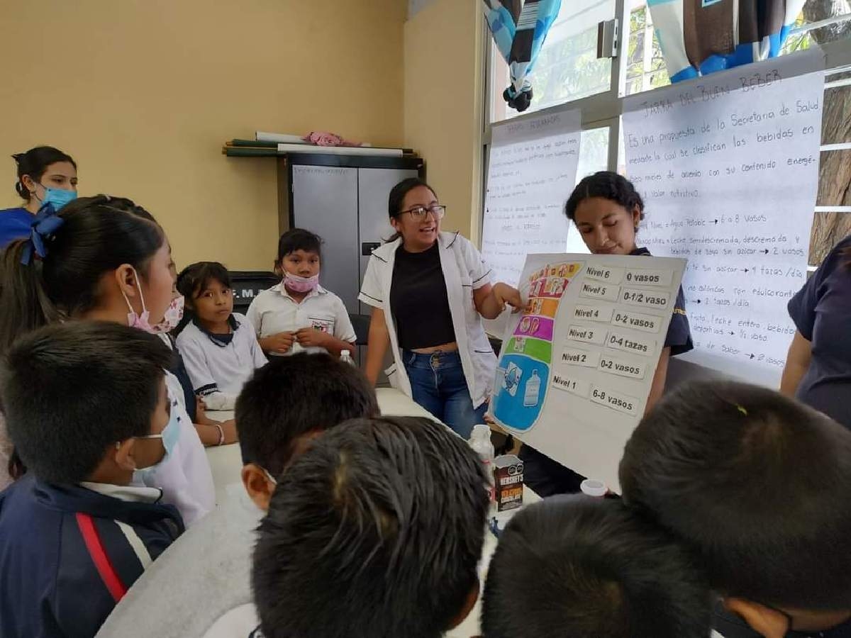 Ofrecen a alumnos de primaria clases de nutrición