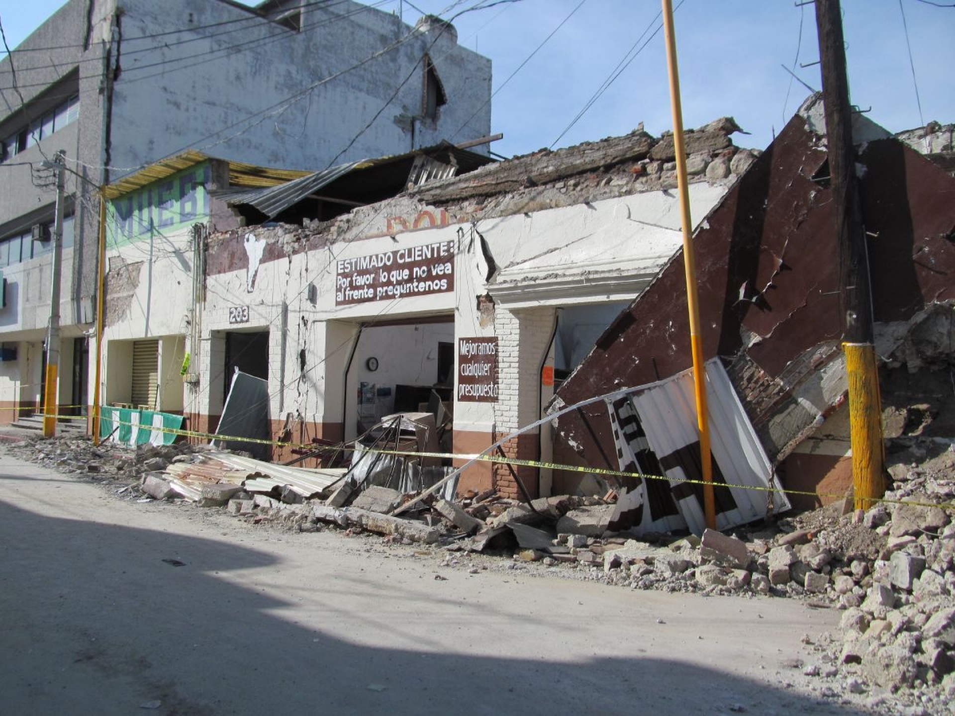 Se agotaron recursos para reconstrucción
