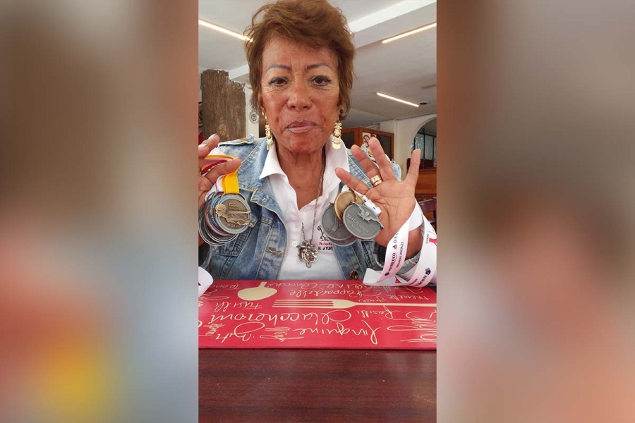 Gloria Casolco acumula medallas