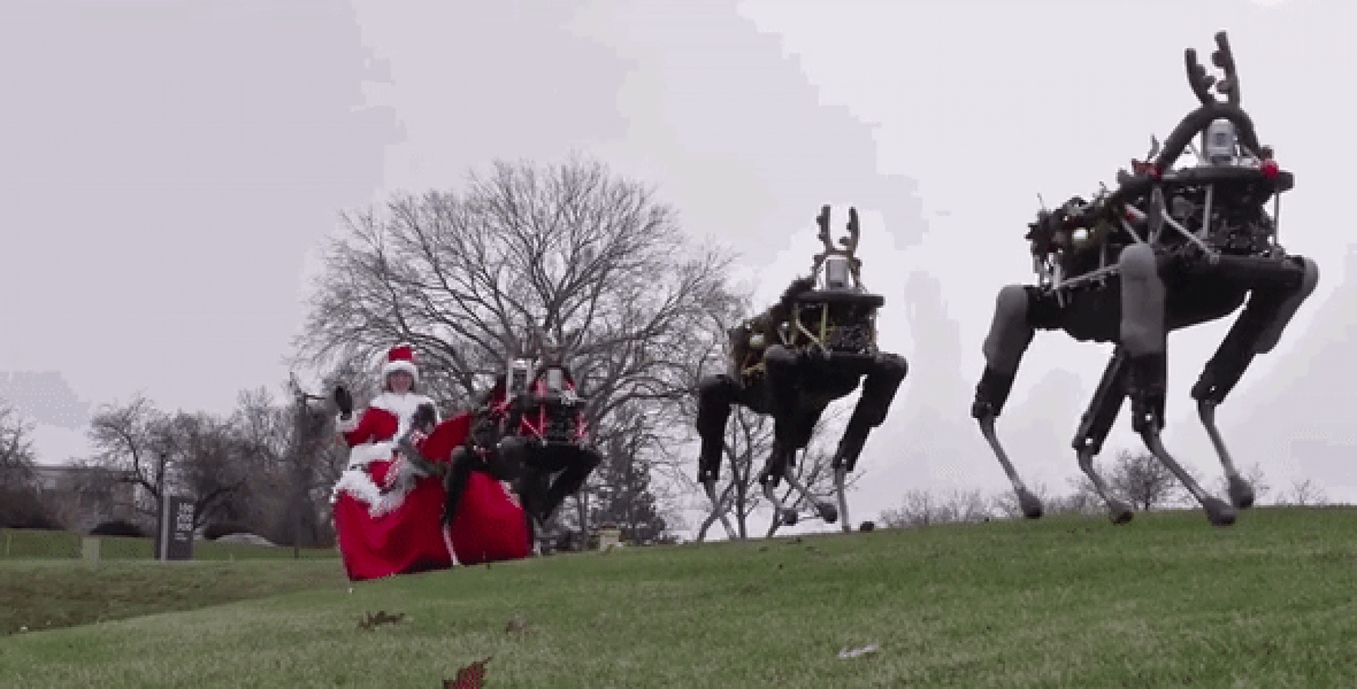 Como cada año Boston Dynamics nos desea feliz navidad con unos renos muy especiales