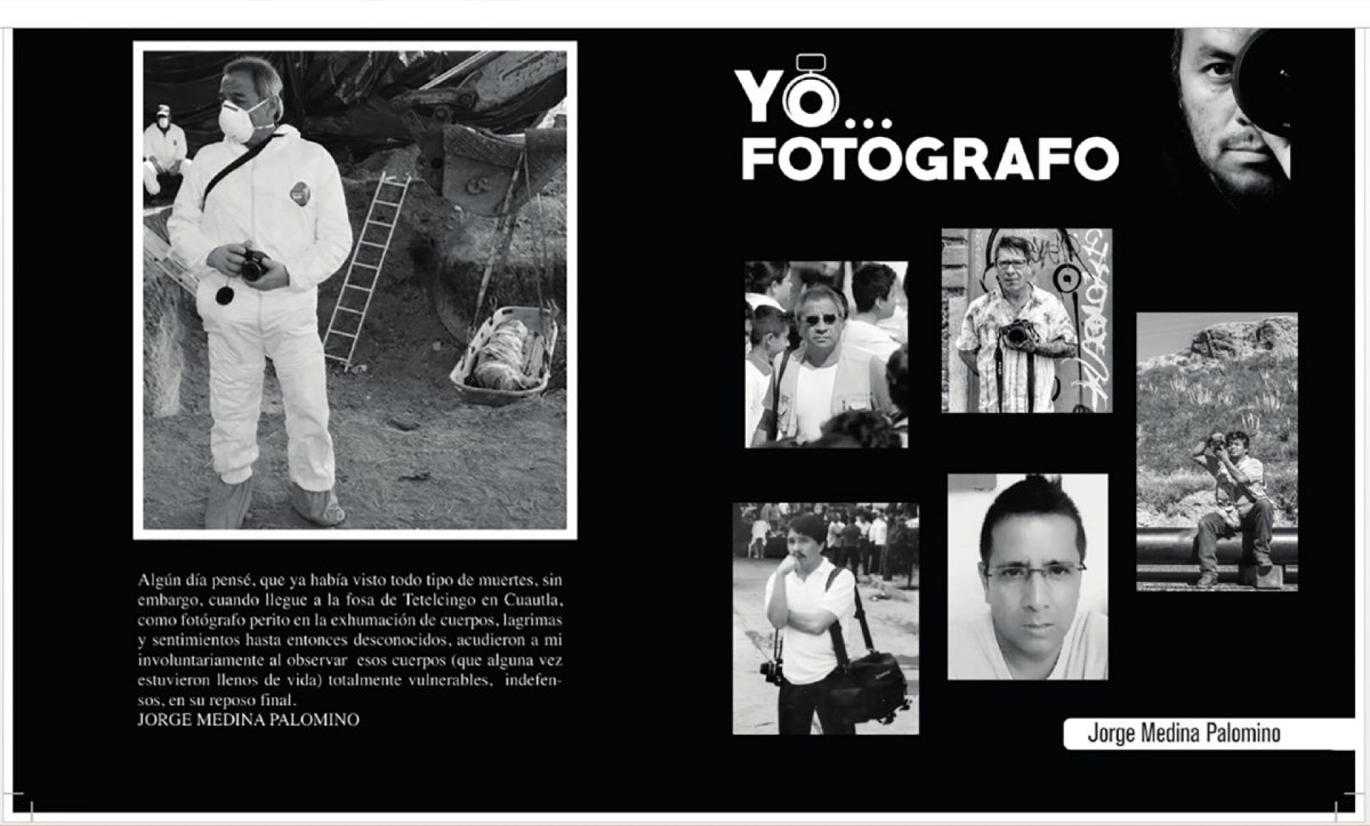 Los fotoperiodistas también son humanos, aunque usted no lo crea