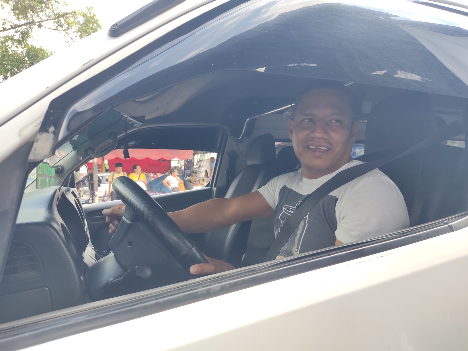 Trabaja en la 'ruta' desde hace mes y medio
