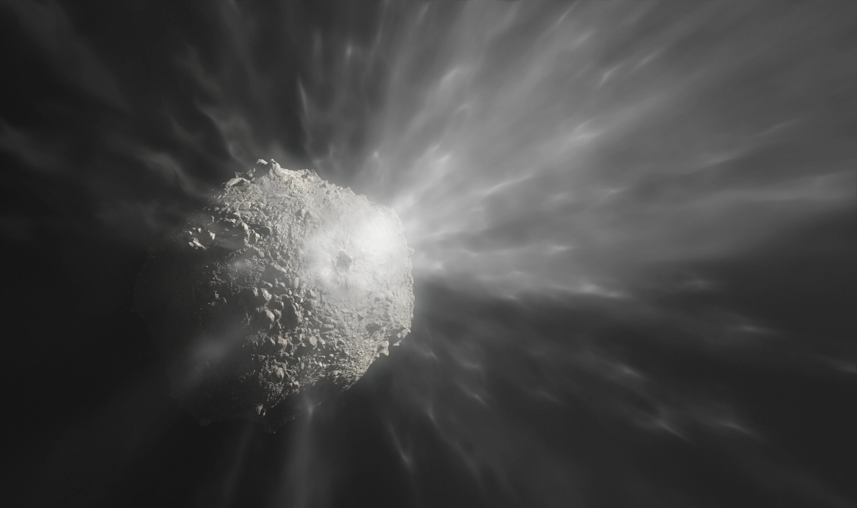 Hubble detecta rocas expulsadas por impacto de DART en asteroide 'Dimorphos'