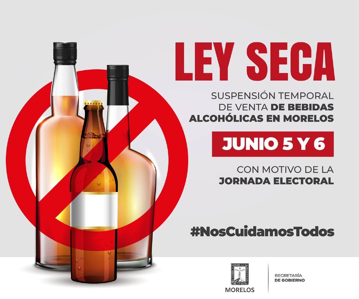 Entró en vigor la ley seca en Morelos