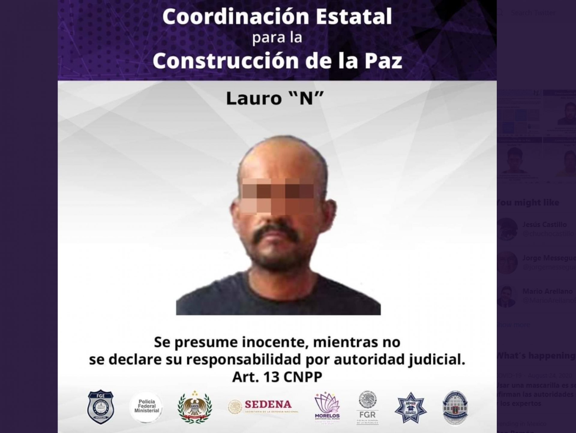 Lo volvieron a atrapar al salir de los separos
