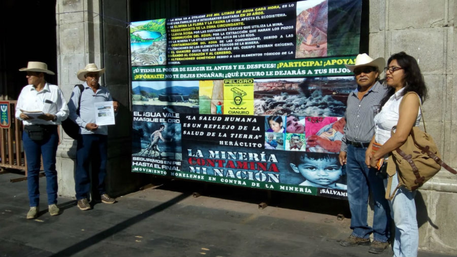 Convoca Movimiento Morelense Contra las Concesiones Mineras a una marcha