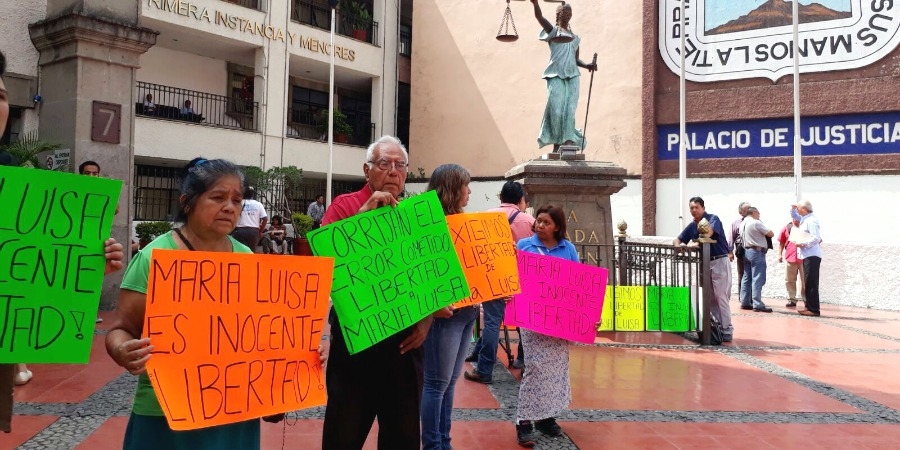 Nuevamente se manifiestan familiares de María Luisa Villanueva en el TSJ