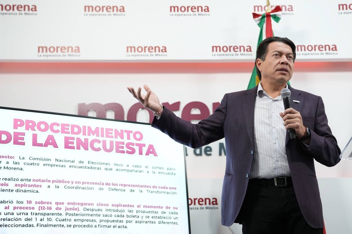 Encuesta de Morena, más las encuestadoras espejo, 'nos dan garantía, nos dan certeza': Mario Delgado