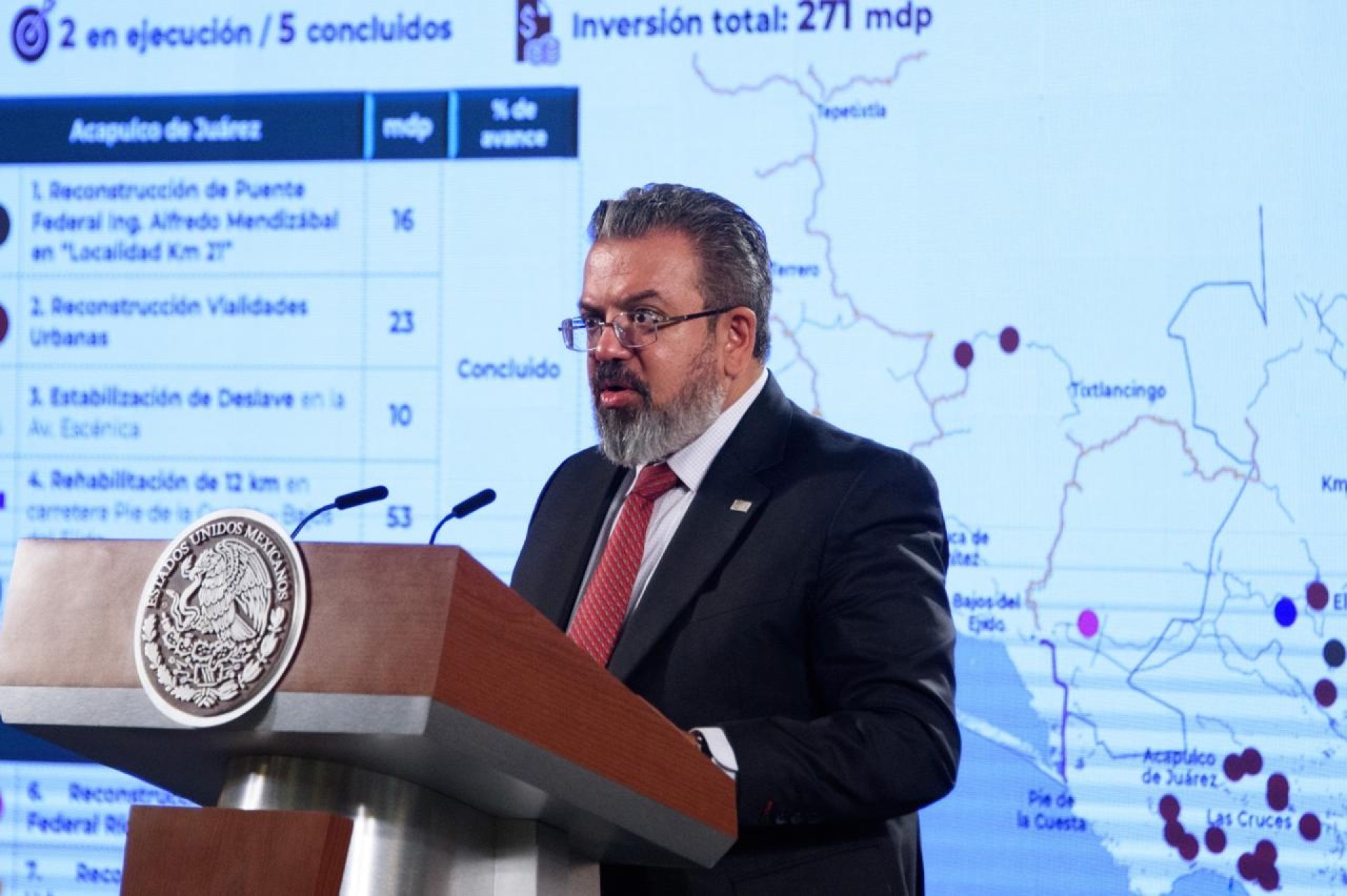 Casetas de autopista Cuernavaca-Acapulco se mantienen libres de peaje: Nuño Lara