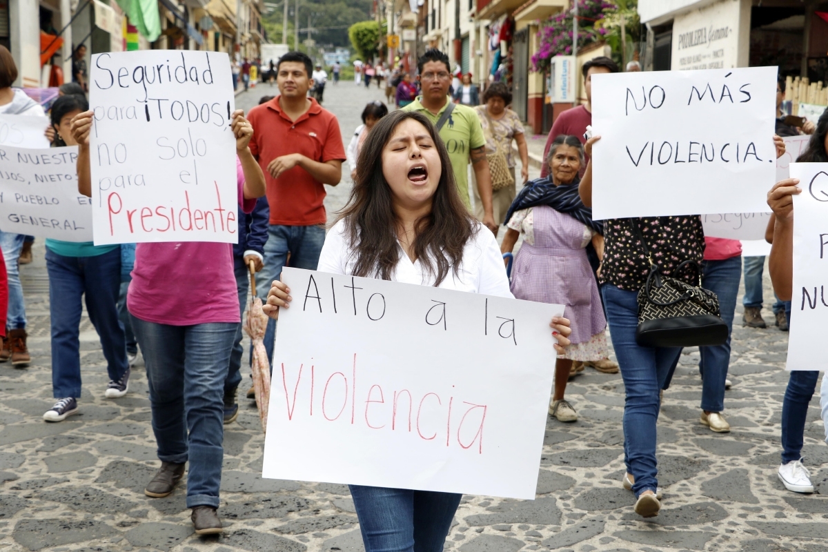 Marchan en Tepoztlán contra la inseguridad