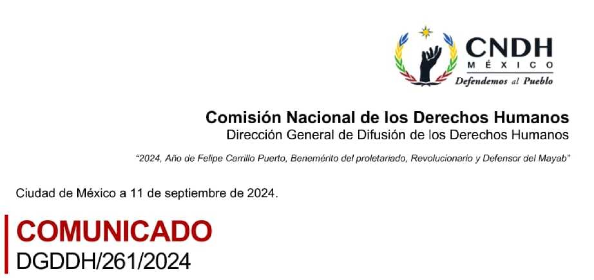 Nueva recomendación contra CEFERESO 16
