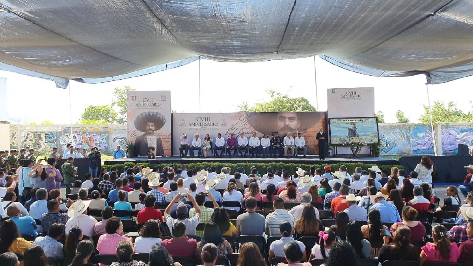 Conmemoran CVIII aniversario de la promulgación del Plan de Ayala
