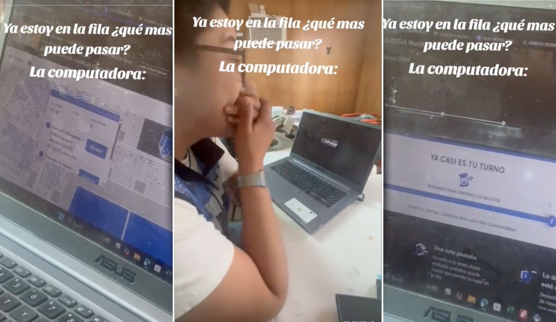 Fan pierde boletos para Bad Bunny por culpa de su laptop del trabajo: 'ya casi los tenía' | Video