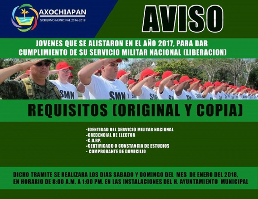 Gobierno de Axochiapan invita a los jóvenes a tramitar la precartilla