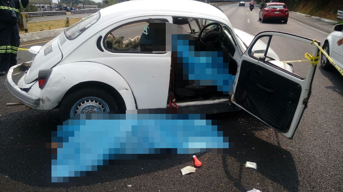 Una pareja falleció en un accidente automovilístico en Huitzilac
