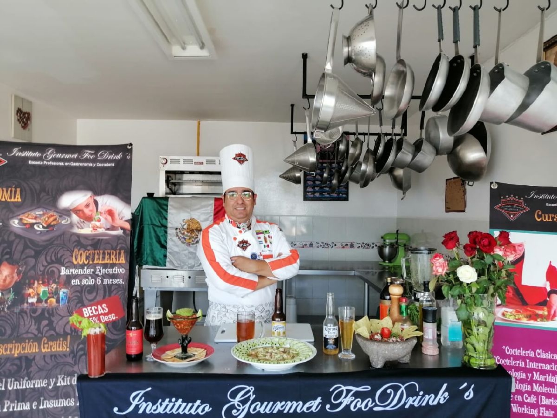 El chef Federico Domínguez  Secretario de UNICEARCT México